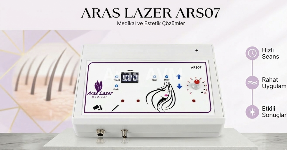 Aras Lazer ARS07 Profesyonel İğneli Epilasyon Cihazı