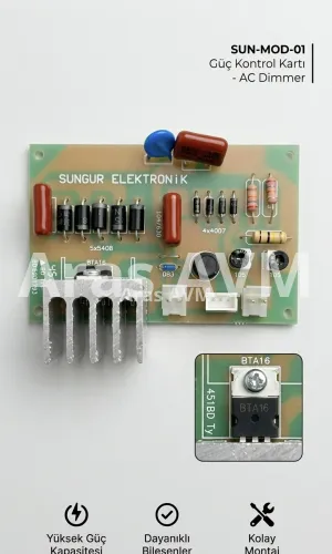 G5 Masaj Cihazı Güç Kontrol Kartı Sungur Elektronik SUN-MOD-01